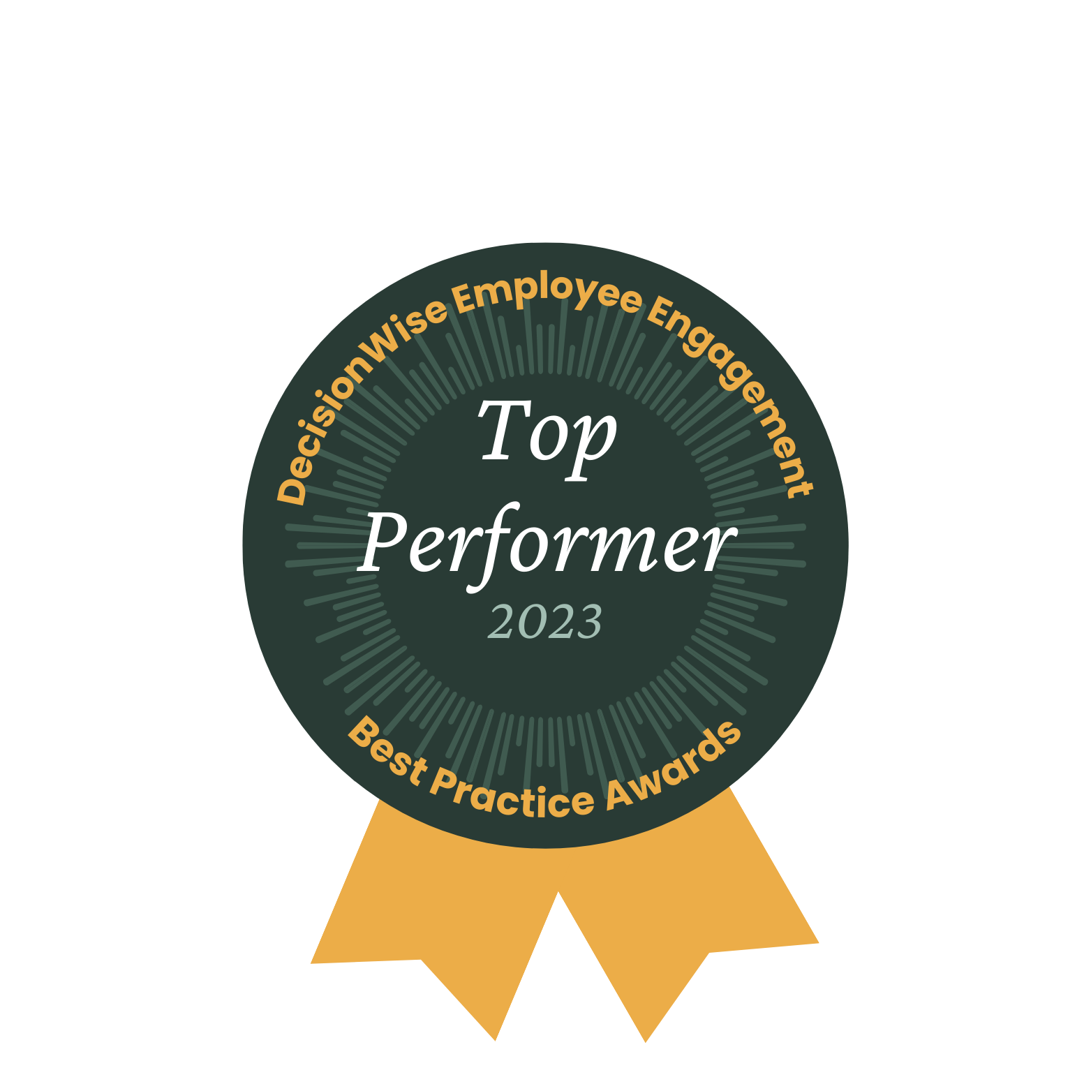 DecisionWise 2023 Employee Engagement Top Performer Award