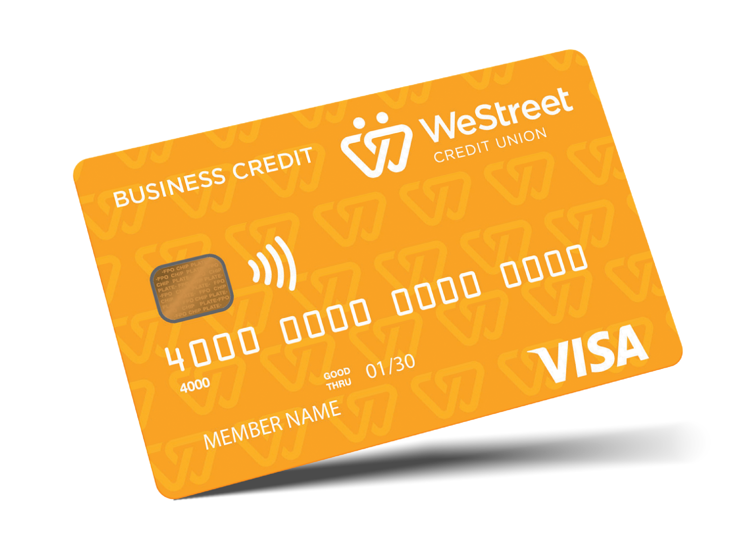 Yellow WeStreet business credit card
